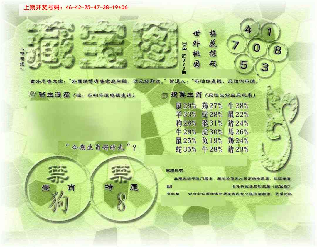 →→093期：澳门彩评论专帖←←