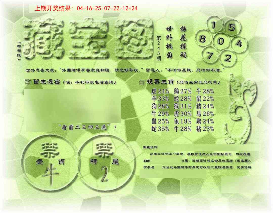 →→245期：澳门彩评论专帖←←