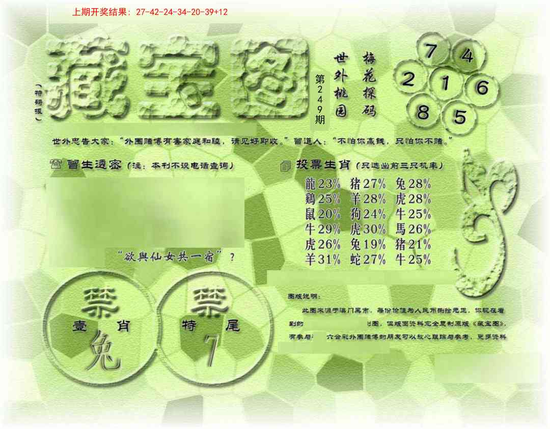 →→249期：澳门彩评论专帖←←